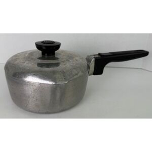 Vtg Wagner Ware Magnalite Sidney -0- Petite Gourmet Sauce Pan Pot w/Lid 4680